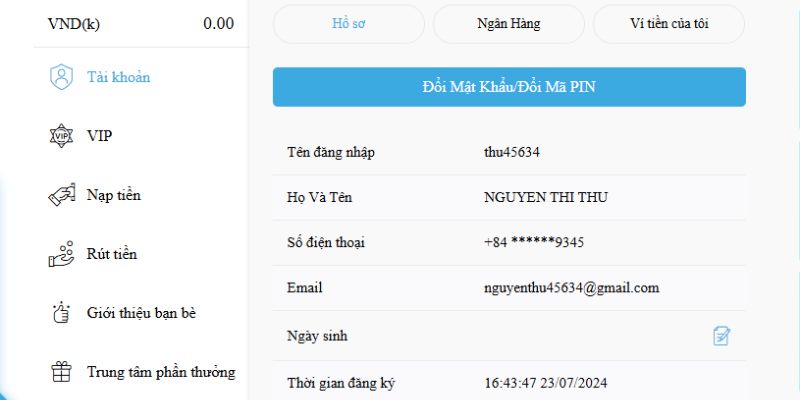 Một người chỉ được phép dùng 1 tài khoản