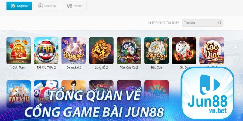 Tổng quan thông tin chung về cổng game bài Jun88